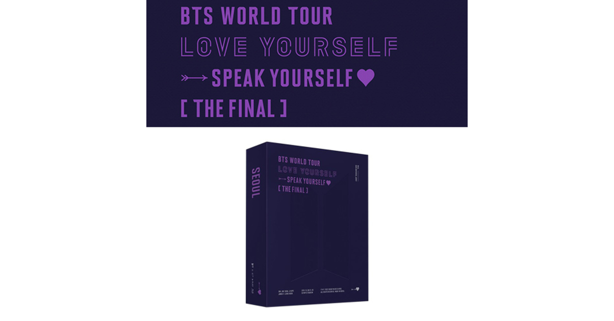 BTS - World Tour Love Yourself : Speak Yourself The Final (Blu-ray